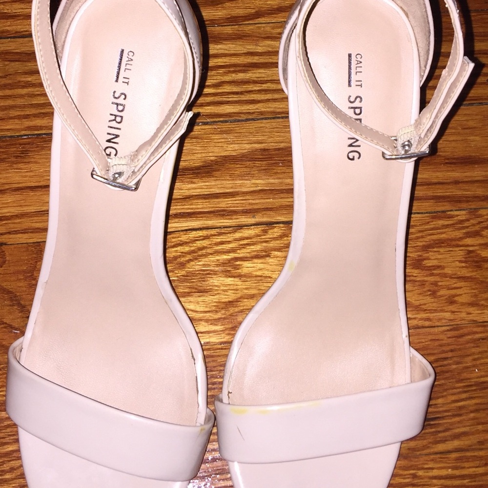 Call It Spring Nude Heels